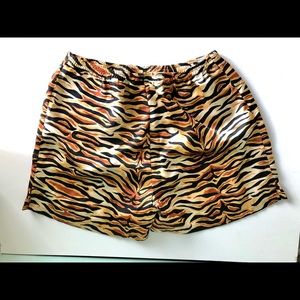 Shorts - tiger print sleep shorts